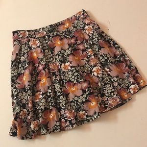 Floral skater skirt